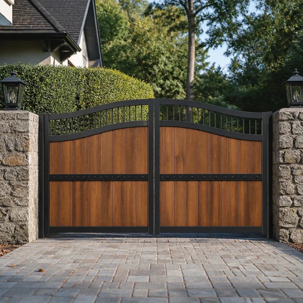 Wood & steel frame