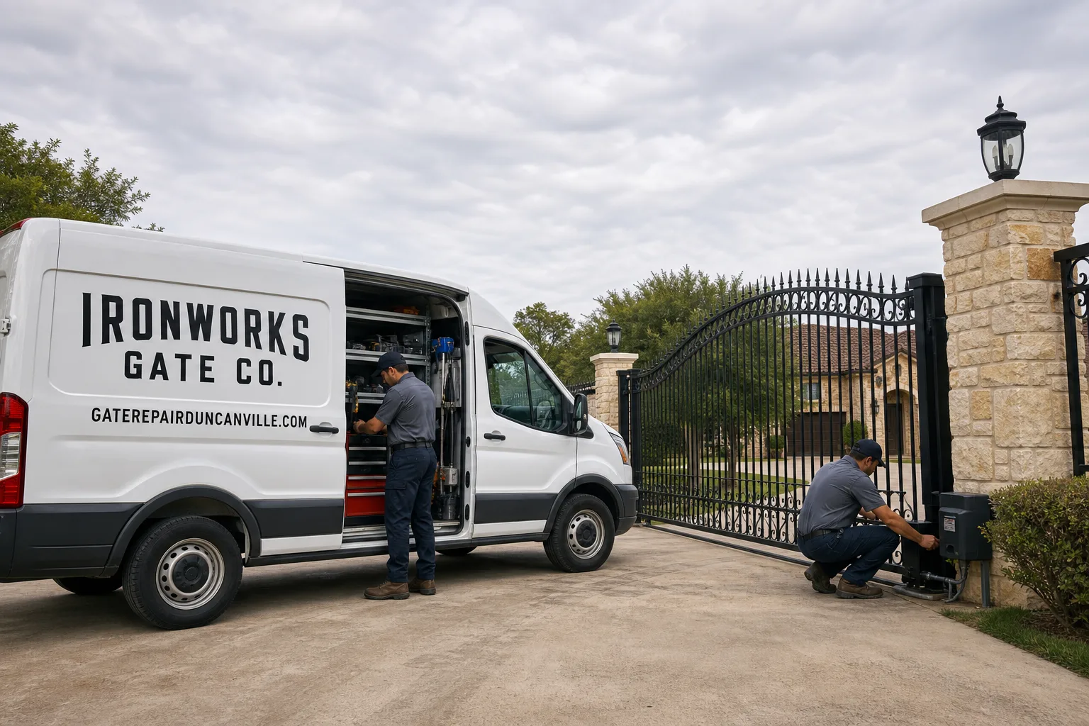Gate Access Control in Duncanville, TX | Ironworks Gate Co.